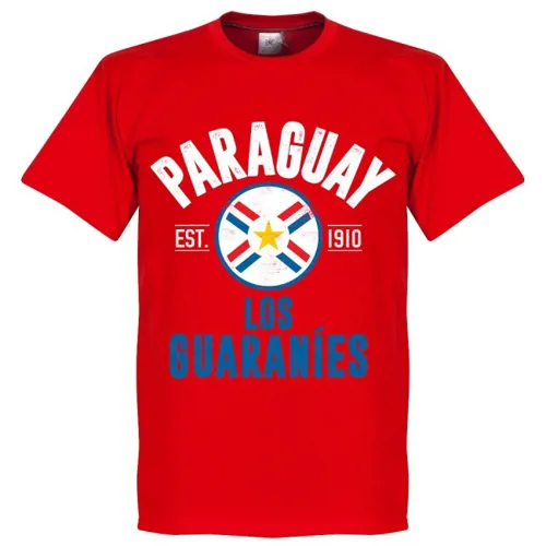 Paraguay t-shirt EST 1910 - Rood