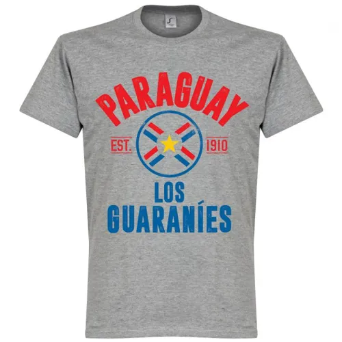 Paraguay t-shirt EST 1910 - Grijs