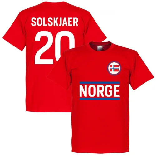 Noorwegen Solskjaer team t-shirt - Rood