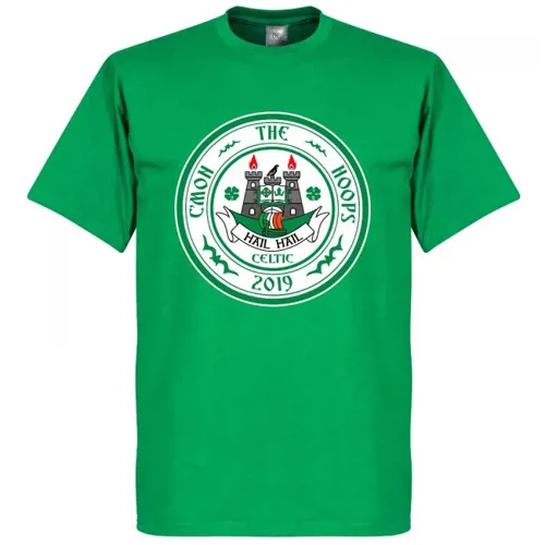 Celtic C'mon The Hoops T-Shirt Groen