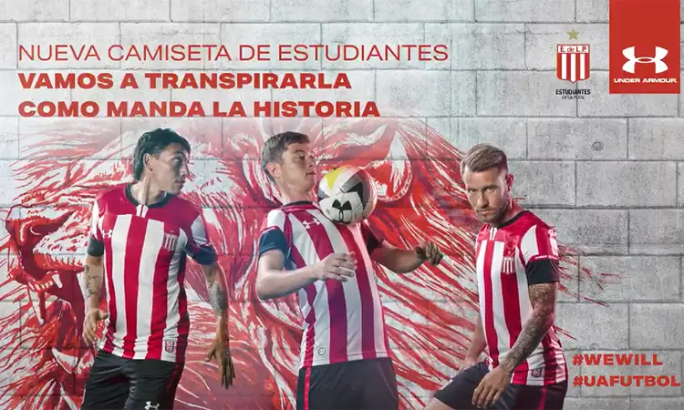 Het Estudiantes de La Plate thuisshirt 2019 van Under Armour