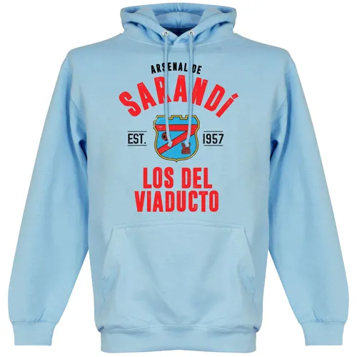 Arsenal Sarandi hoodie EST 1957 - Licht blauw