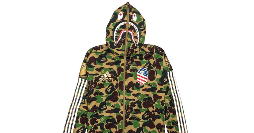 hoodie adidas x bape