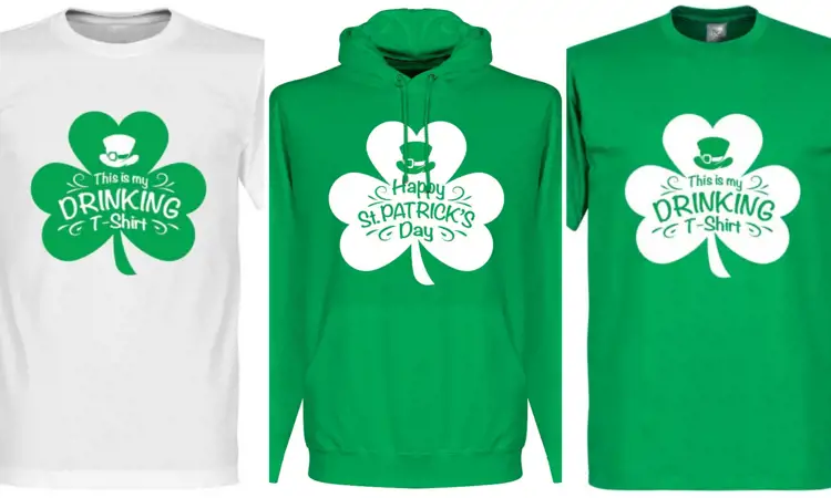 Goedkoop St. Patricks day t-shirt of hoodie bestellen