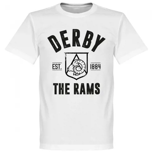 Derby County T-Shirt EST 1884 - Wit