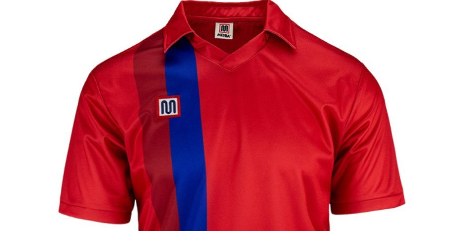 Meyba lanceert rood Barcelona uitshirt van periode 1987-1991