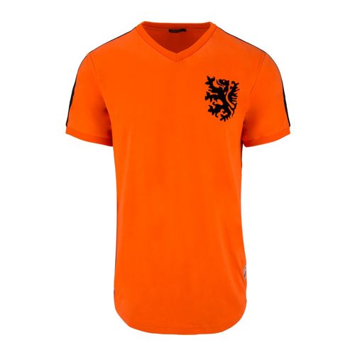 De vreemdeling beetje opvolger Nederlands Elftal retro shirt 1974 - Voetbalshirts.com