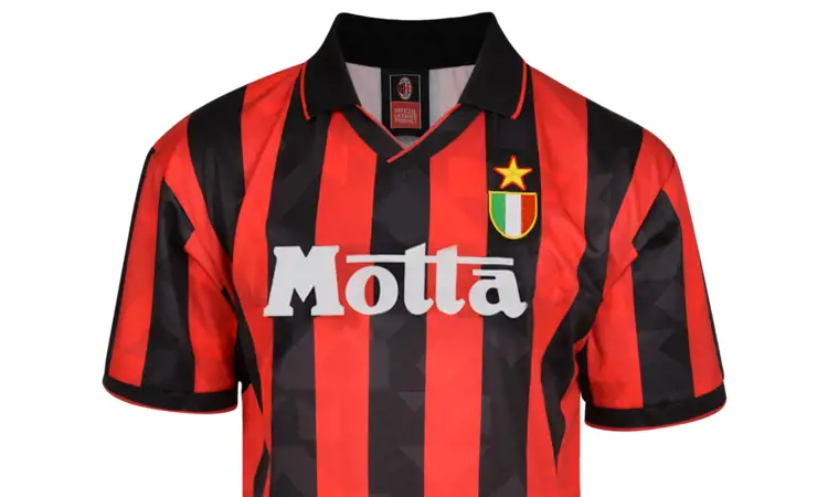 Het AC Milan voetbalshirt van 1993-1994
