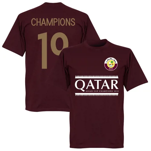 Qatar Azië Cup winners t-shirt 2019 - Bordeaux