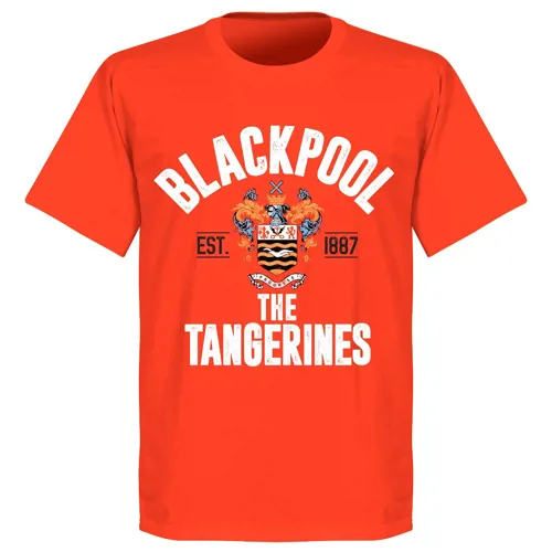Blackpool Est. 1887 T-Shirt - Oranje
