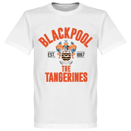 Blackpool Est. 1887 T-Shirt - Wit