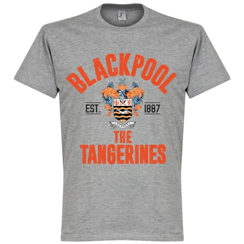 Blackpool Est. 1887 T-Shirt - Grijs