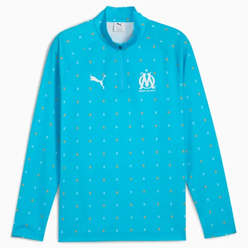 Olympique Marseille warming-up training sweater 2025-2026 - Lichtblauw
