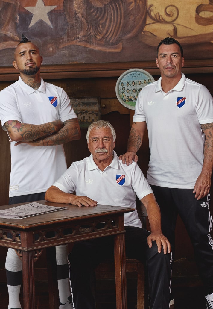 adidas en Colo Colo lanceren voetbalshirt 100 jarig bestaan