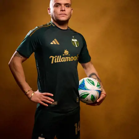 Portland Timbers thuisshirt 2025-2026 ode aan 50 jarig bestaan