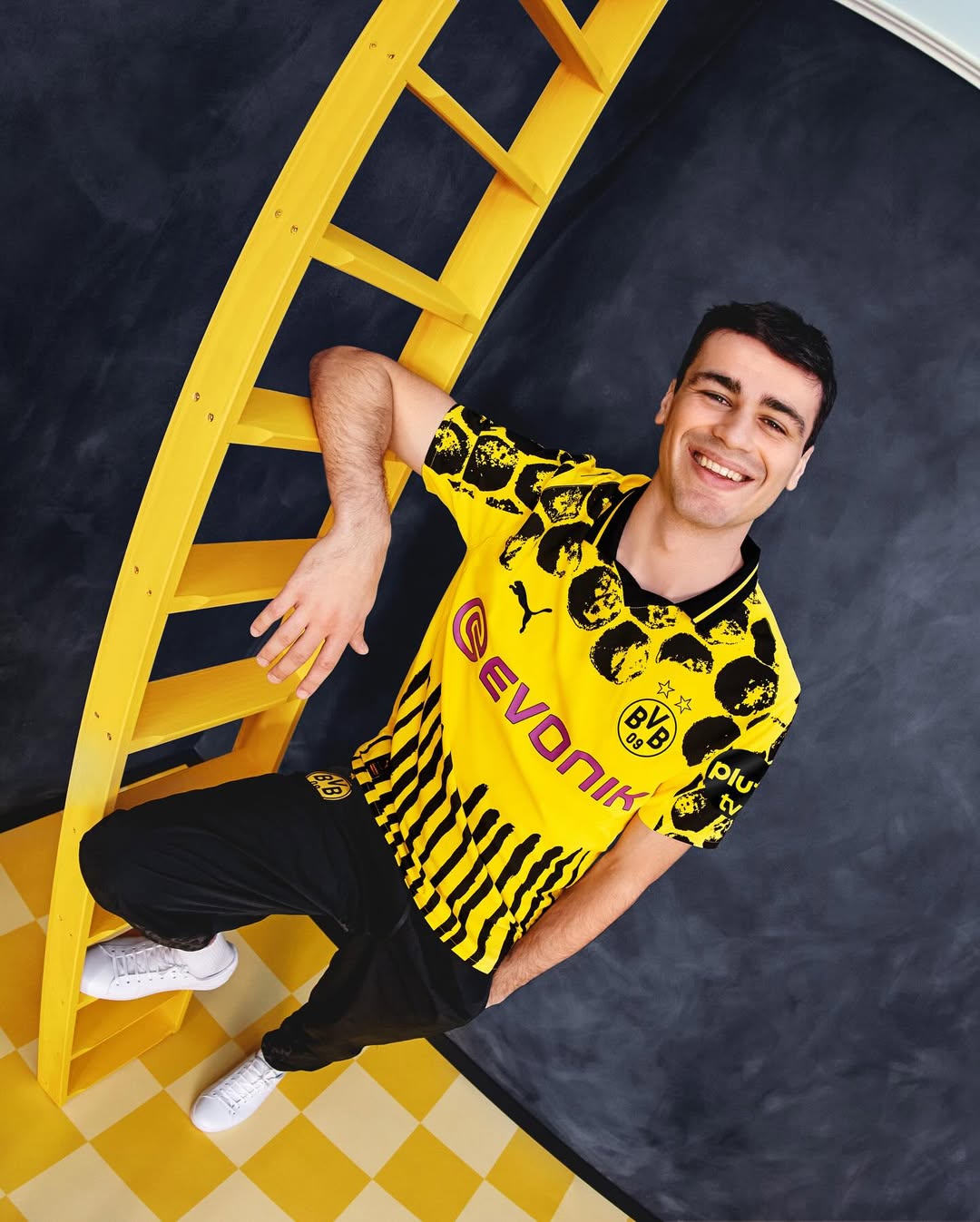 Borussia Dortmund WK 2025 voetbalshirt ontworpen door KidSuper! 