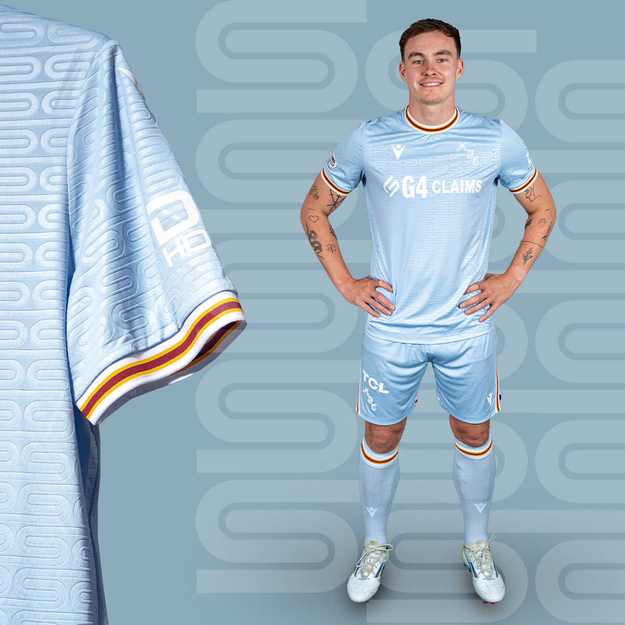 Motherwell voetbalshirts 2025-2026 geïnspireerd door shirt 100 jaar geleden