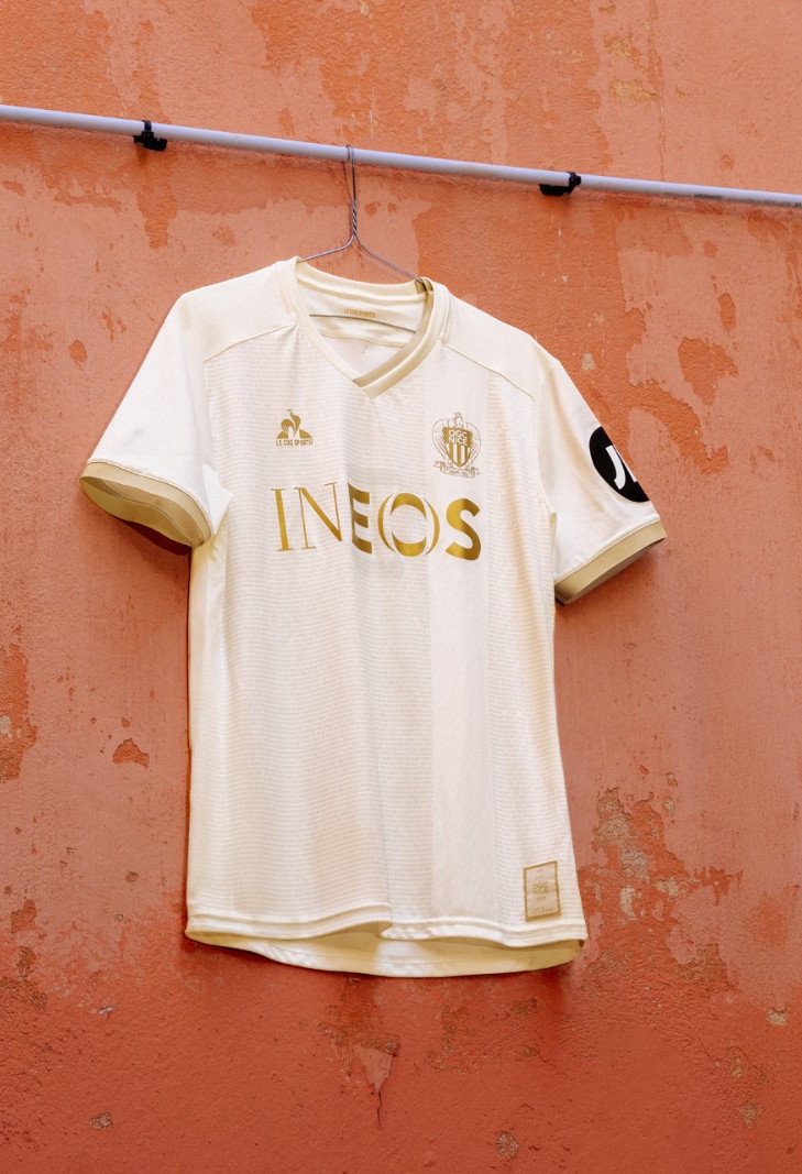 OGC Nice voetbalshirts 2024-2025 ode aan 120 jarig bestaan