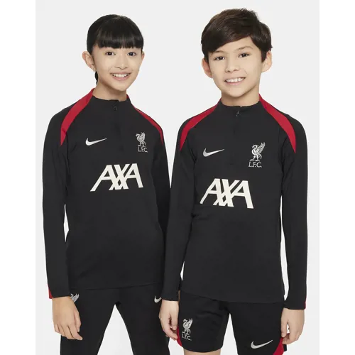 Liverpool FC training sweater 2024-2025 - Zwart/Rood - kinderen