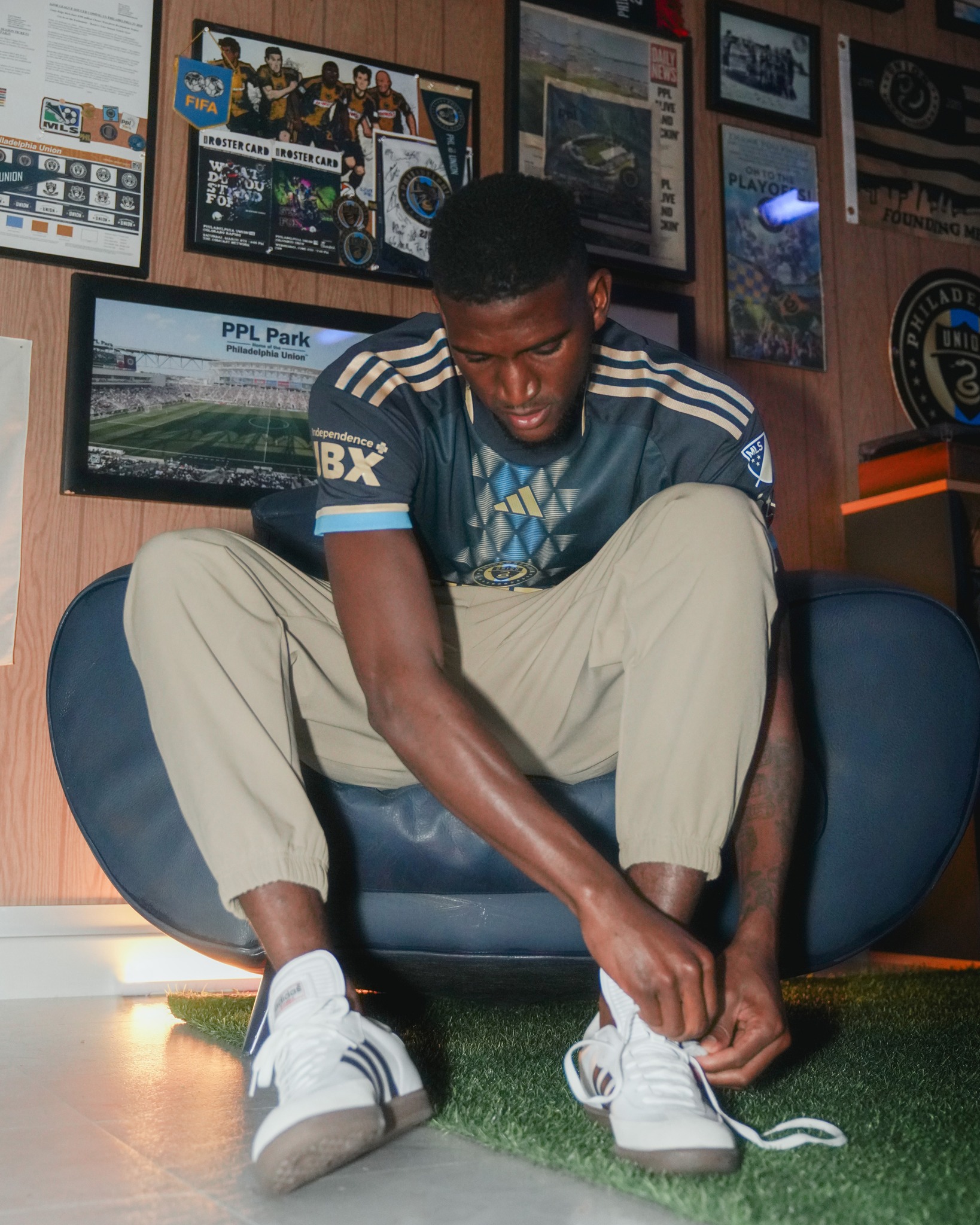 Philadelphia Union thuisshirt 2024-2025 omgedoopt tot XV Kit