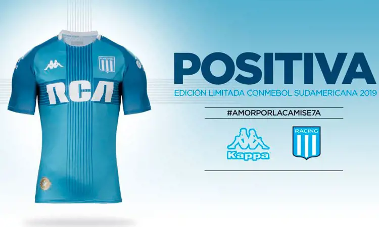 Racing Club lanceert speciaal Copa Sudamericana voetbalshirt voor 2019