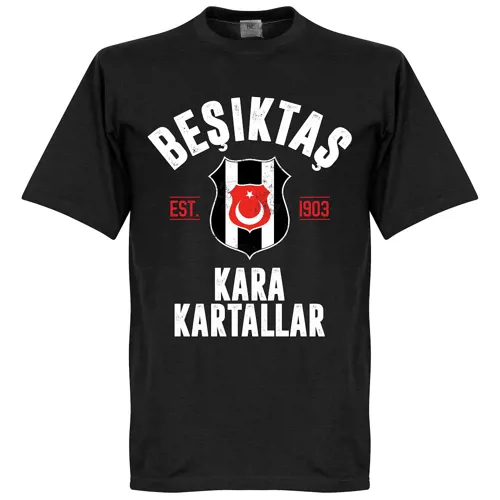Besiktas t-shirt  EST 1903 - Zwart