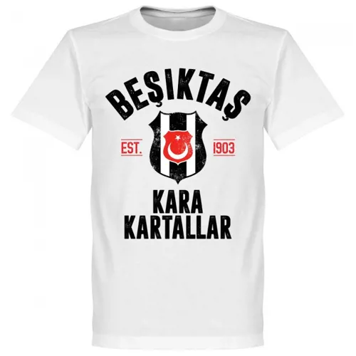 Besiktas t-shirt  EST 1903 - Wit