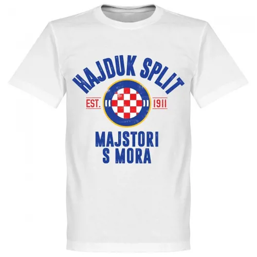 Hajduk Split T-Shirt Est. 1911 - Wit