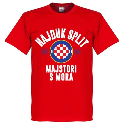 Hajduk Split T-Shirt Est. 1911 - Rood