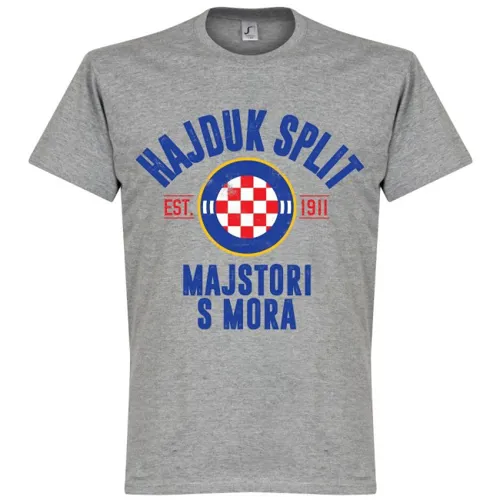 Hajduk Split T-Shirt Est. 1911 - Grijs