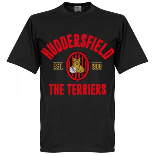 Huddersfield Town T-Shirt EST 1908 - Zwart