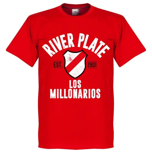 River Plate EST 1901 T-Shirt - Rood