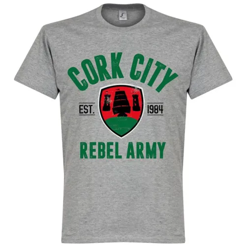 Cork City T-Shirt EST 1984 - Grijs