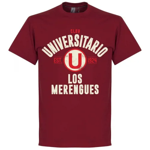 Universitario T-Shirt EST 1924 - Bordeaux