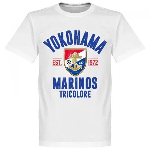 Yokohama Marinos T-Shirt EST 1972 - Wit