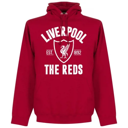 Liverpool hoodie EST 1892 - Rood - Kinderen