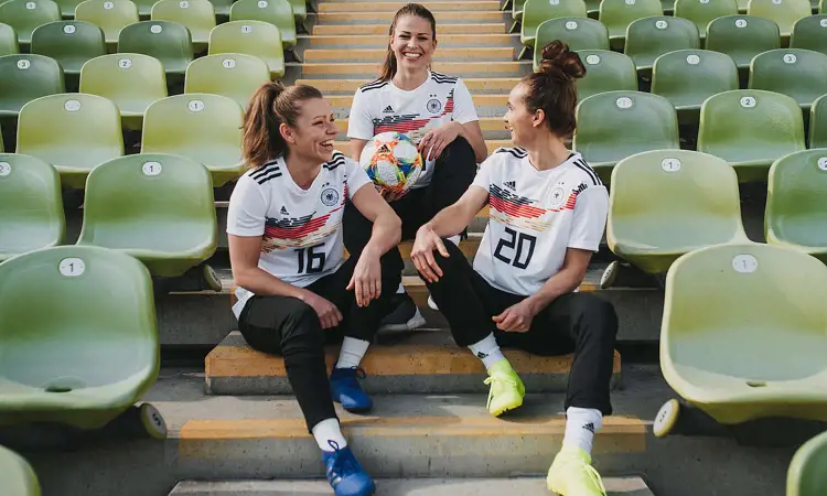 Duitsland vrouwen elftal voetbalshirt 2019-2021