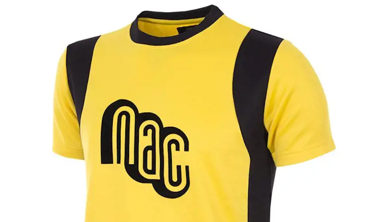 Het NAC Breda retro voetbalshirt van 1981-1982