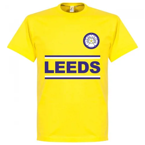 Leeds United team t-shirt - Geel