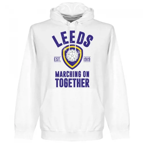 Leeds United hoodie EST 1919 - Blanc