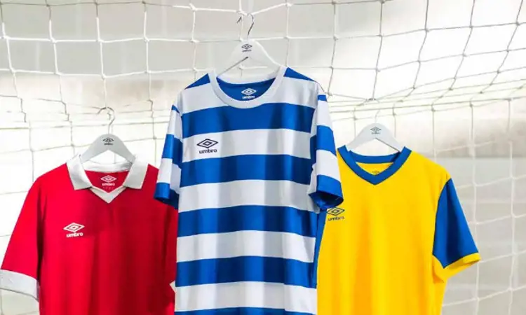 Umbro NAZCA teamkleding - het voetbalshirt met diagonale band