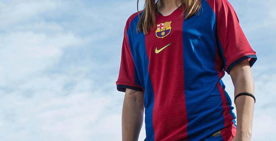 Barcelona voetbalshirt 1998-1999 opnieuw gelanceerd door Nike