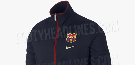 Nike lanceert remake van Barcelona trainingsjack 1998-1999