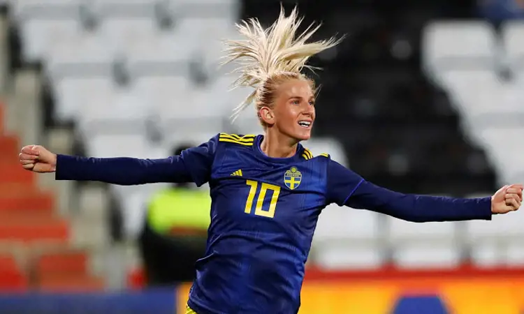 Uitshirt Zweedse vrouwenelftal 2019-2020