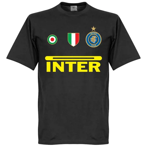 Inter Milan team t-shirt - Zwart