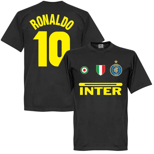 Inter Milan team t-shirt Ronaldo - Zwart 