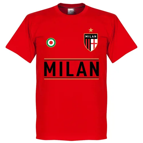 AC Milan team t-shirt - Rood