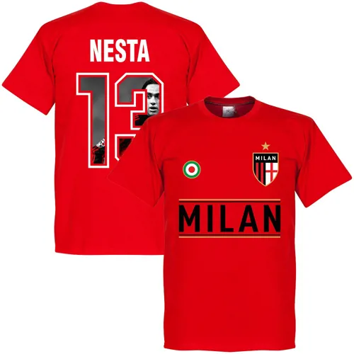 AC Milan Nesta Gallery team t-shirt - Rood