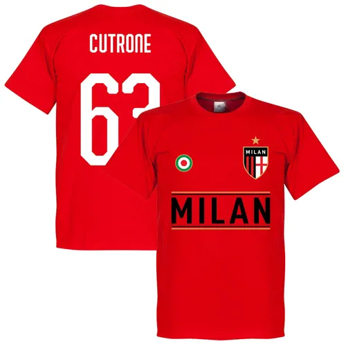 AC Milan Cutrone team t-shirt - Rood
