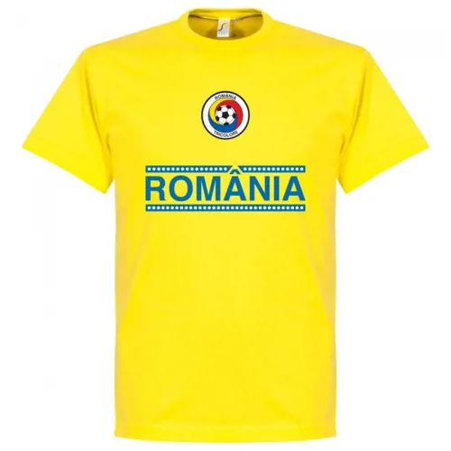 Roemenië team t-shirt - Geel